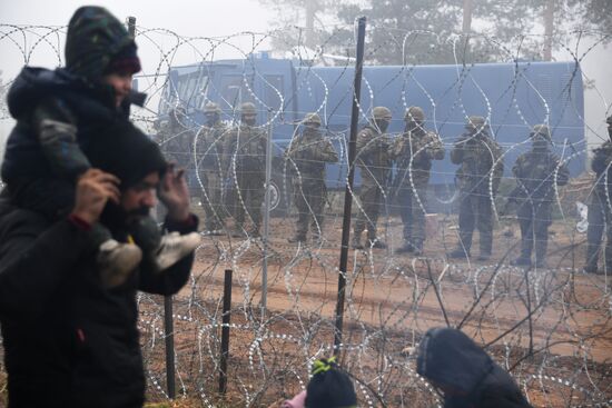 Belarus Poland Border Refugees