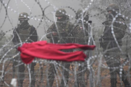 Belarus Poland Border Refugees