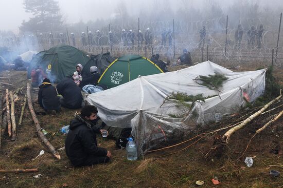 Belarus Poland Border Refugees