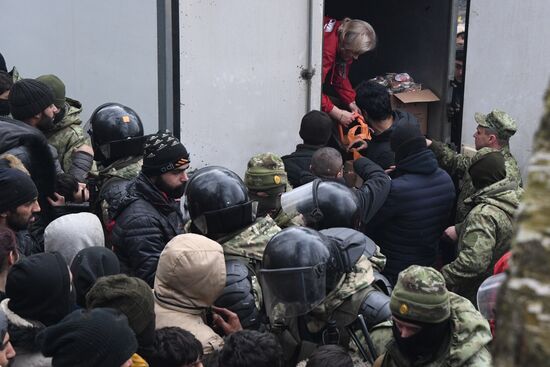 Belarus Poland Border Refugees