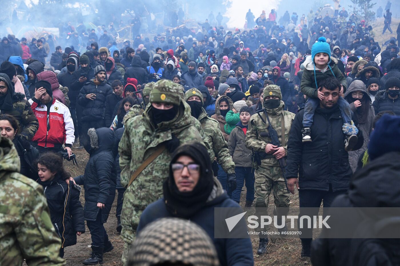 Belarus Poland Border Refugees
