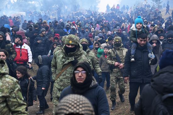 Belarus Poland Border Refugees