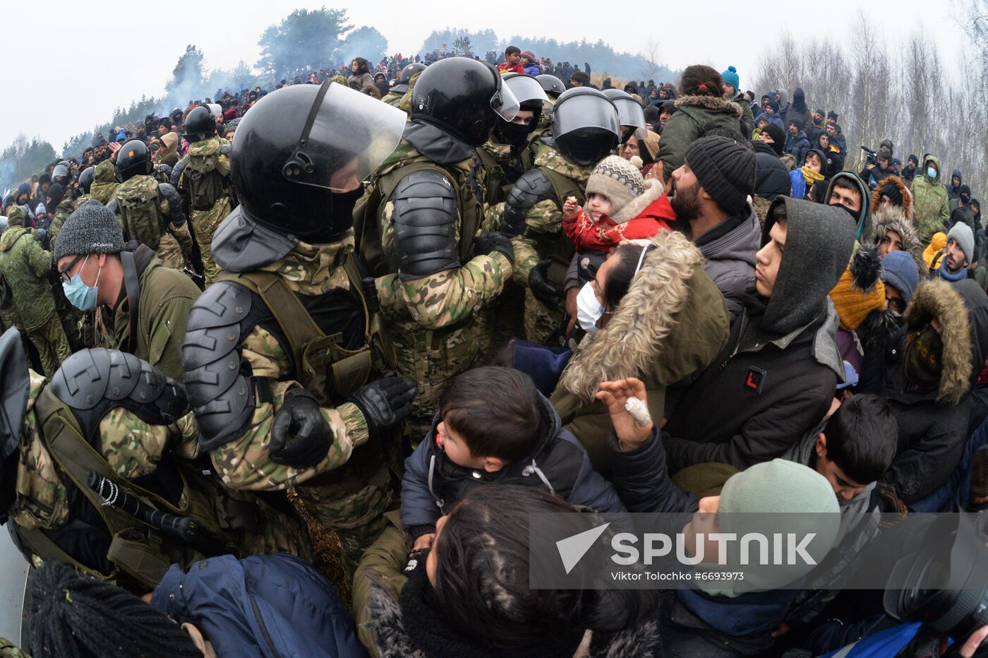 Belarus Poland Border Refugees