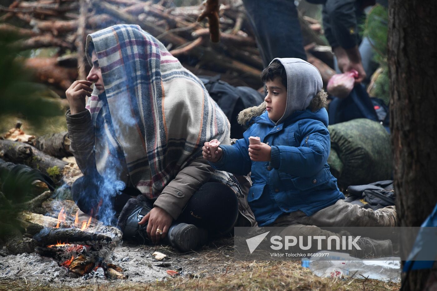 Belarus Poland Border Refugees