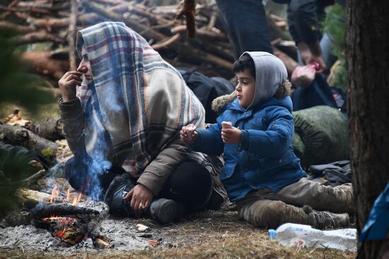 Belarus Poland Border Refugees
