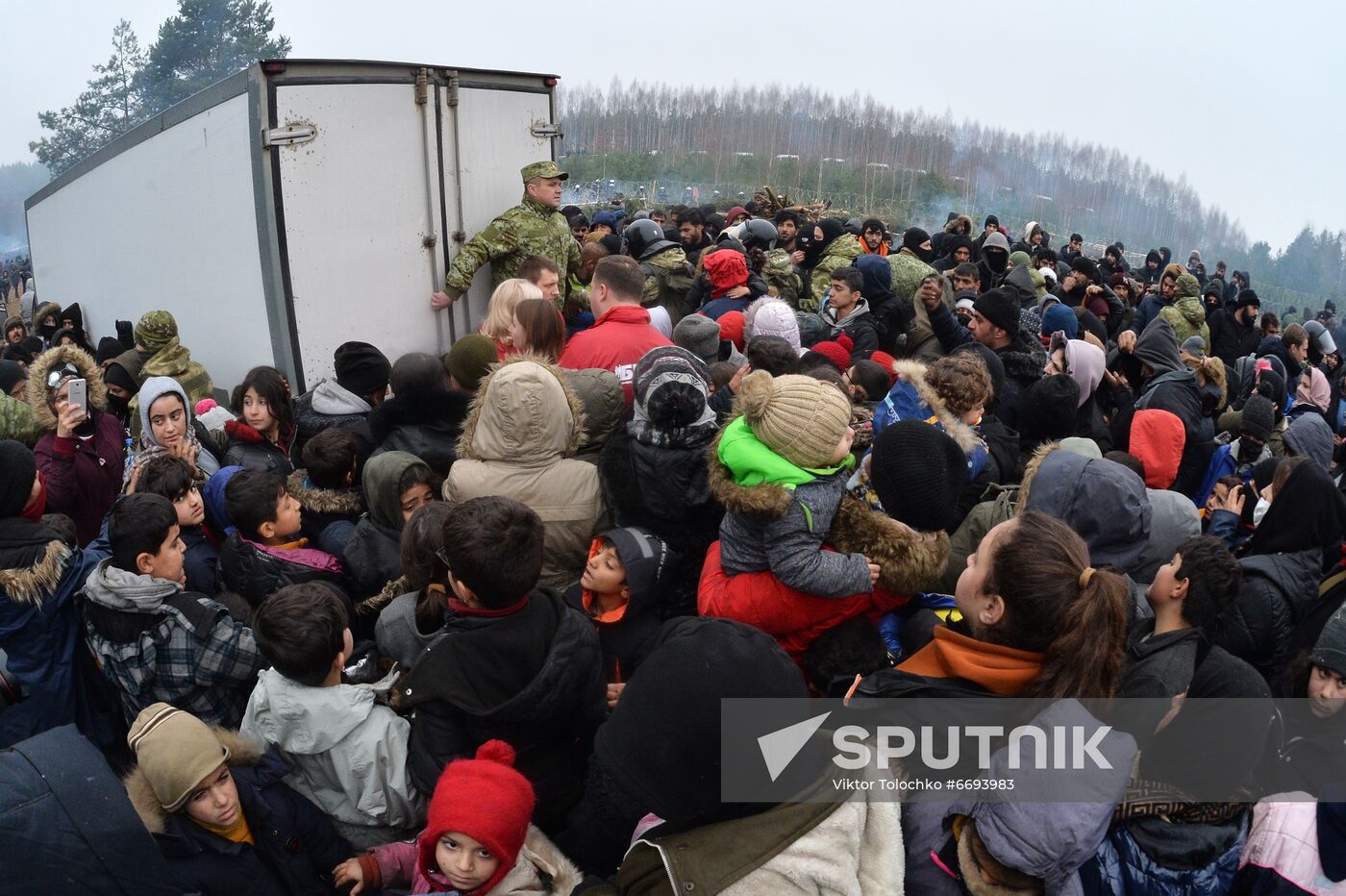 Belarus Poland Border Refugees