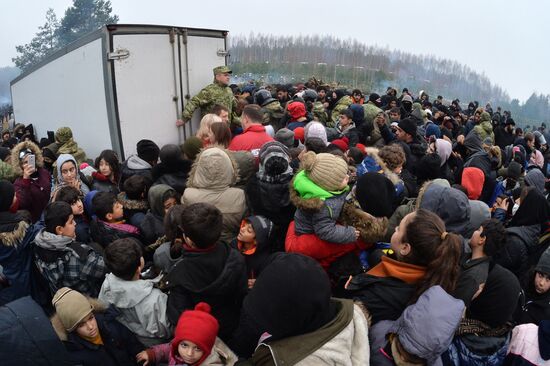 Belarus Poland Border Refugees