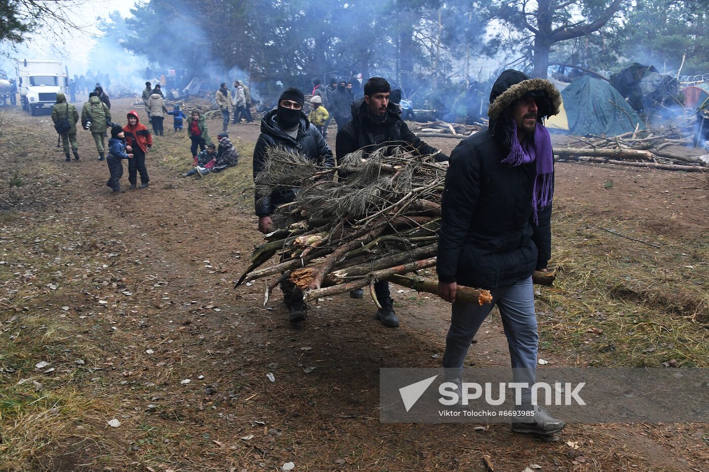 Belarus Poland Border Refugees