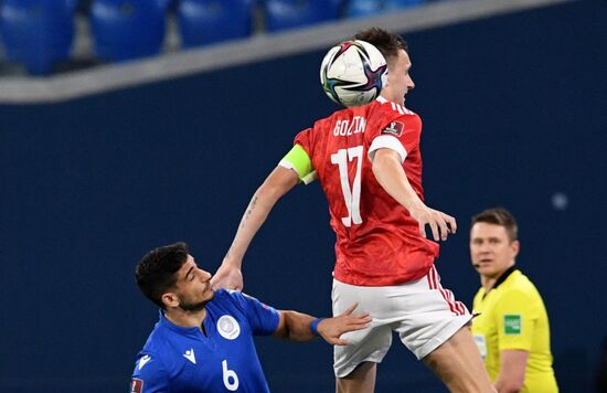 Russia Soccer 2022 World Cup Qualifiers Russia - Cyprus