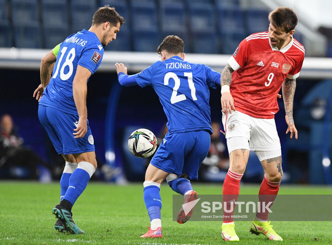 Russia Soccer 2022 World Cup Qualifiers Russia - Cyprus