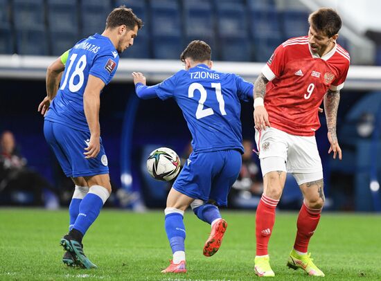 Russia Soccer 2022 World Cup Qualifiers Russia - Cyprus