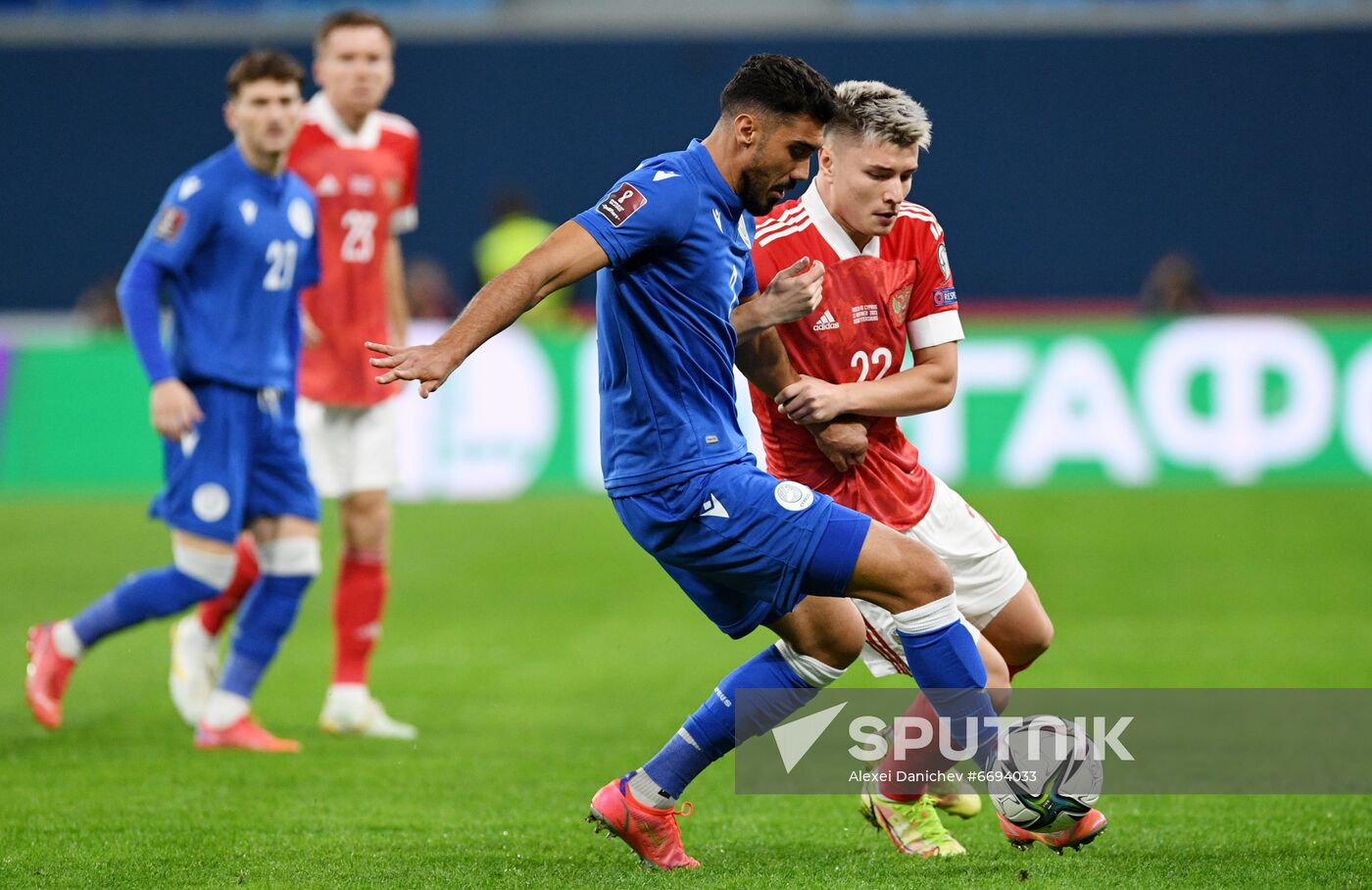 Russia Soccer 2022 World Cup Qualifiers Russia - Cyprus