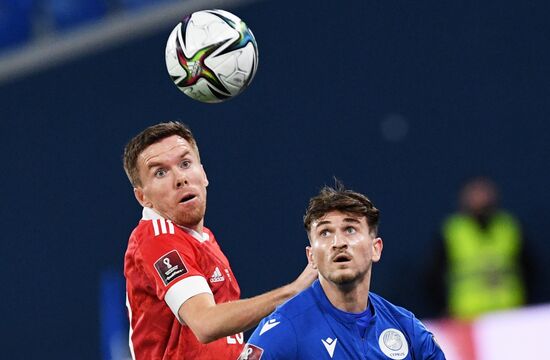 Russia Soccer 2022 World Cup Qualifiers Russia - Cyprus