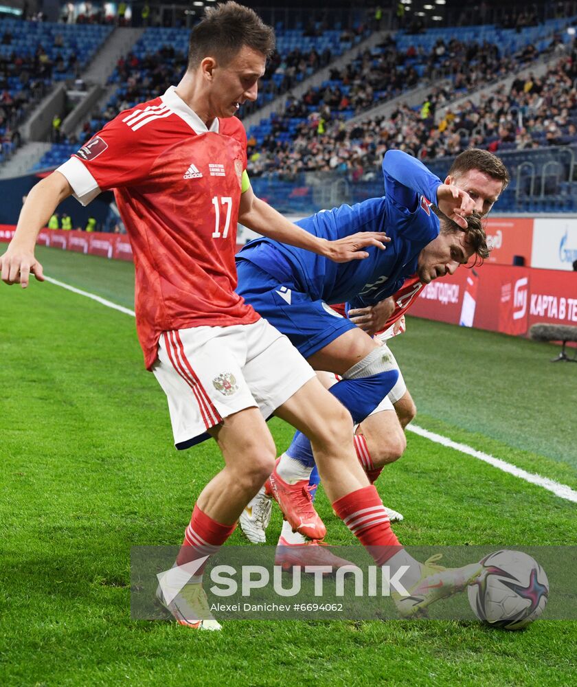 Russia Soccer 2022 World Cup Qualifiers Russia - Cyprus