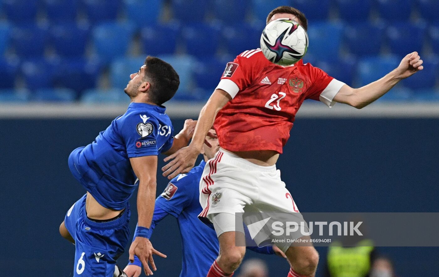 Russia Soccer 2022 World Cup Qualifiers Russia - Cyprus