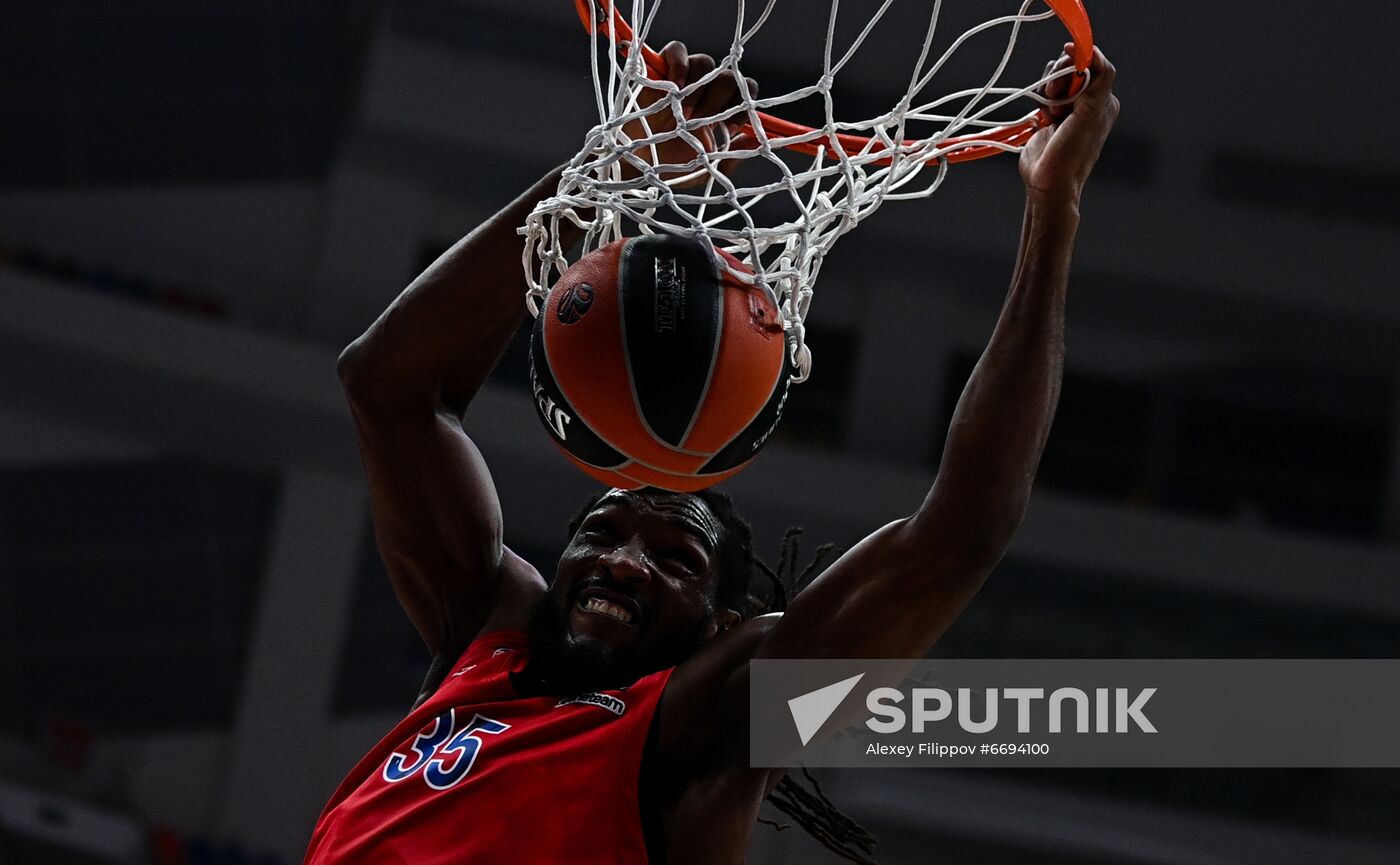Russia Basketball Euroleague CSKA - Maccabi