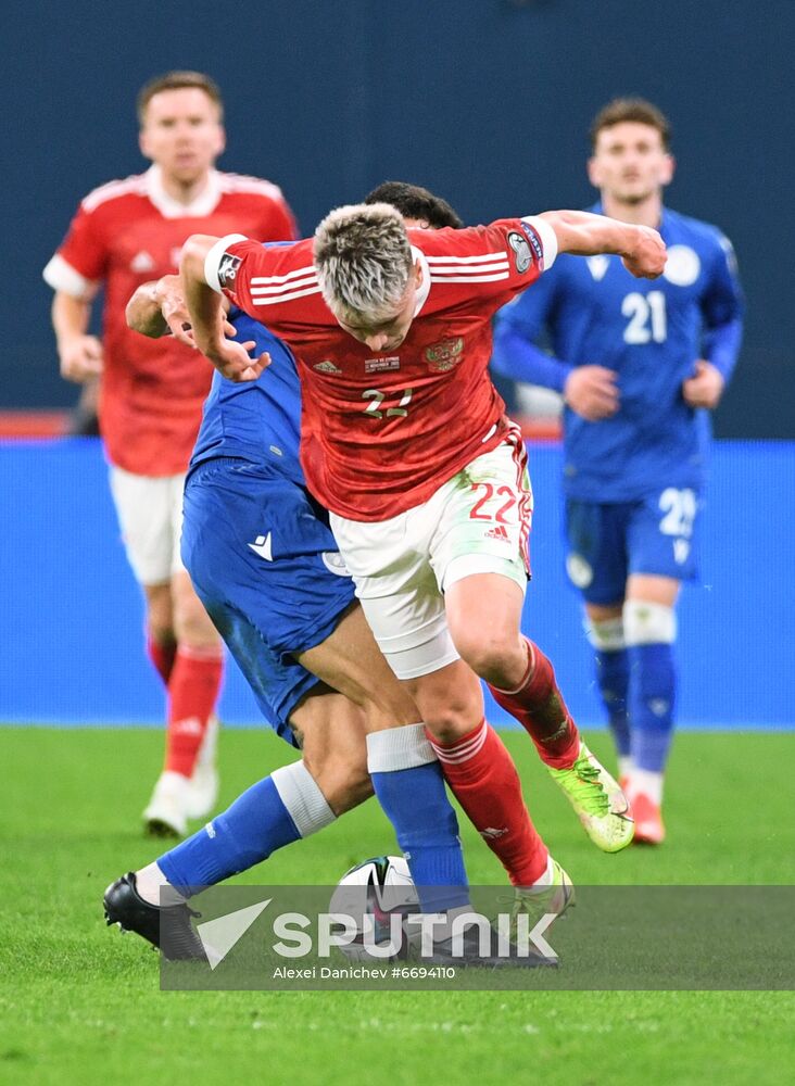 Russia Soccer 2022 World Cup Qualifiers Russia - Cyprus