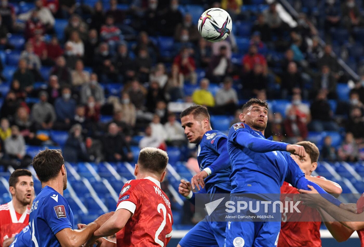 Russia Soccer 2022 World Cup Qualifiers Russia - Cyprus