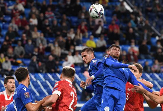 Russia Soccer 2022 World Cup Qualifiers Russia - Cyprus