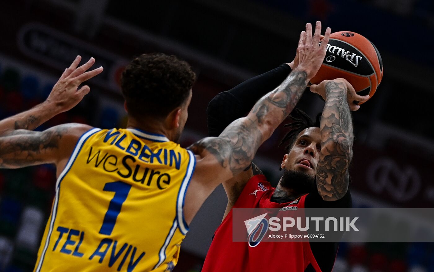 Russia Basketball Euroleague CSKA - Maccabi