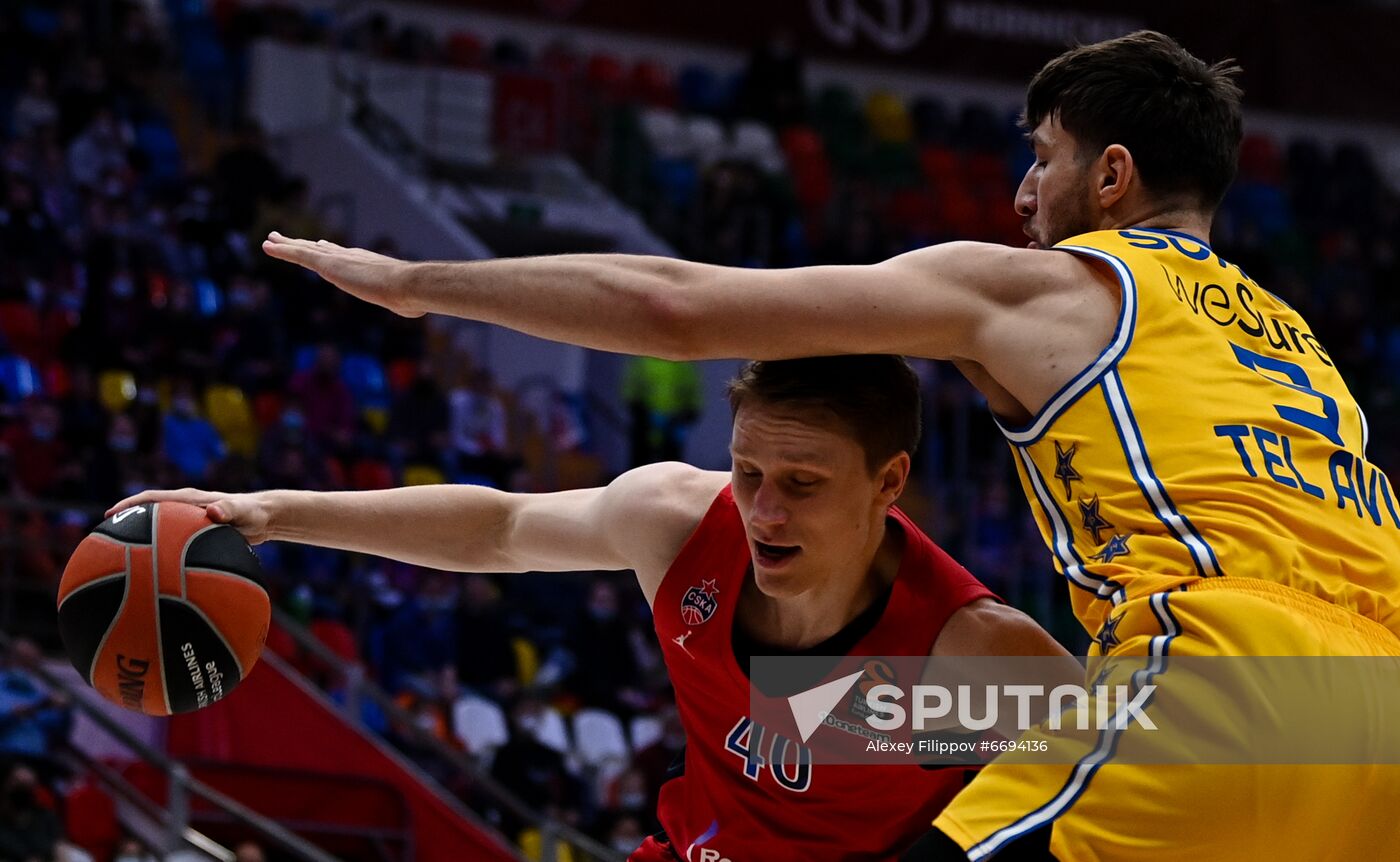 Russia Basketball Euroleague CSKA - Maccabi