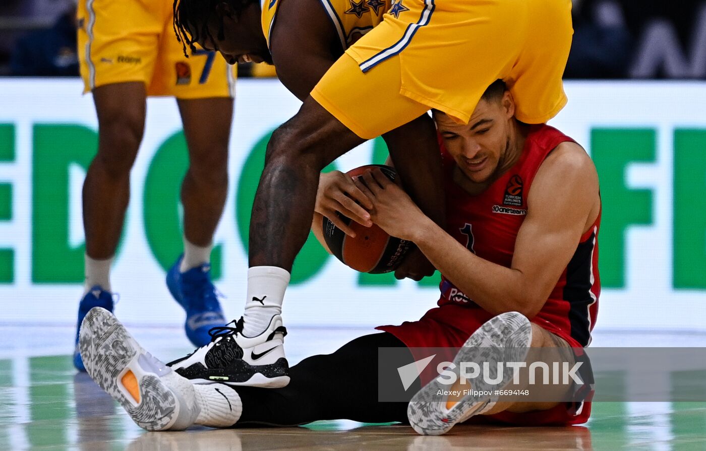 Russia Basketball Euroleague CSKA - Maccabi