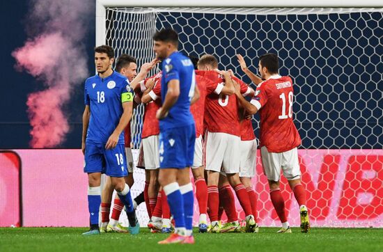 Russia Soccer 2022 World Cup Qualifiers Russia - Cyprus