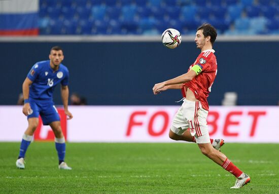 Russia Soccer 2022 World Cup Qualifiers Russia - Cyprus