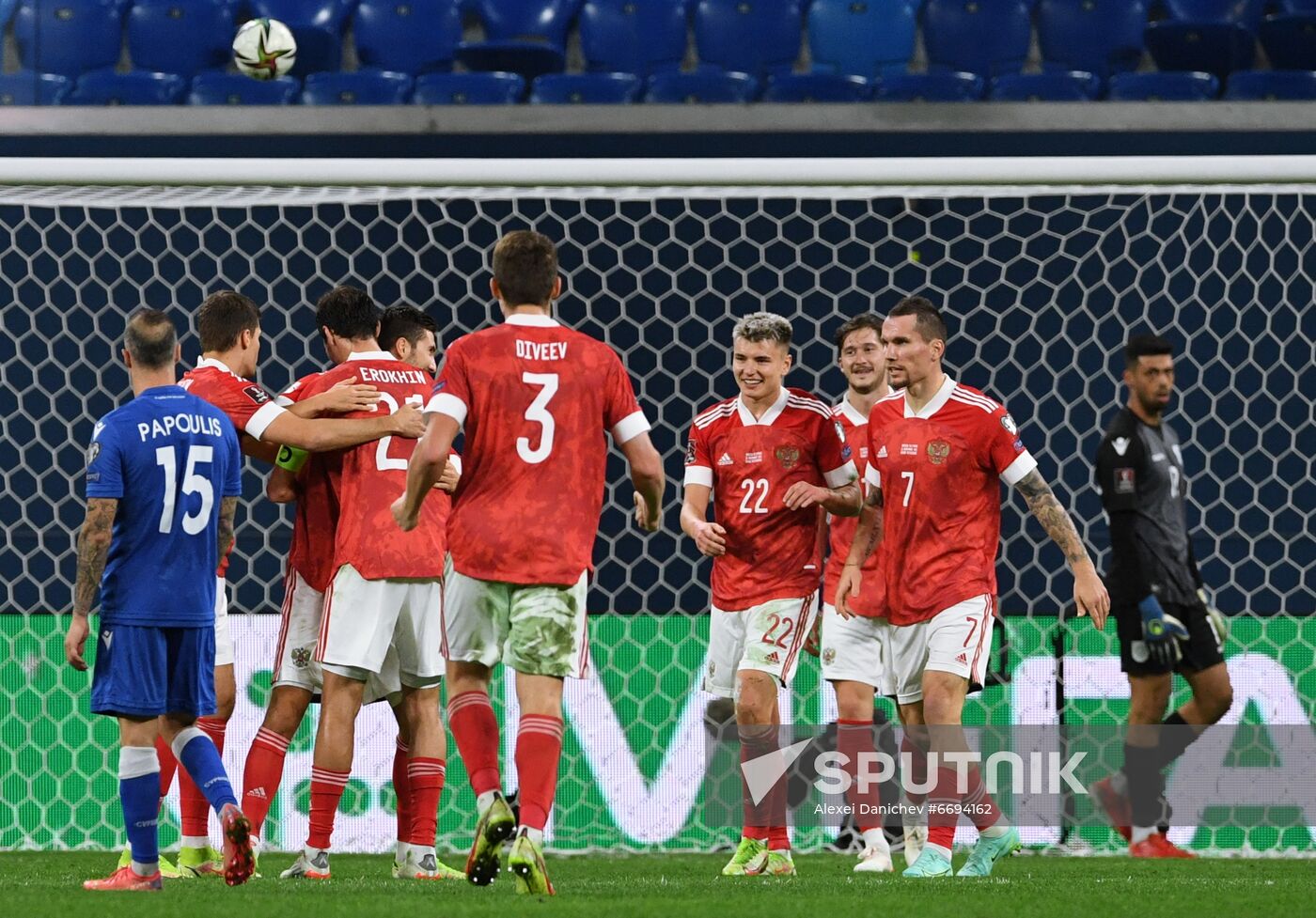 Russia Soccer 2022 World Cup Qualifiers Russia - Cyprus