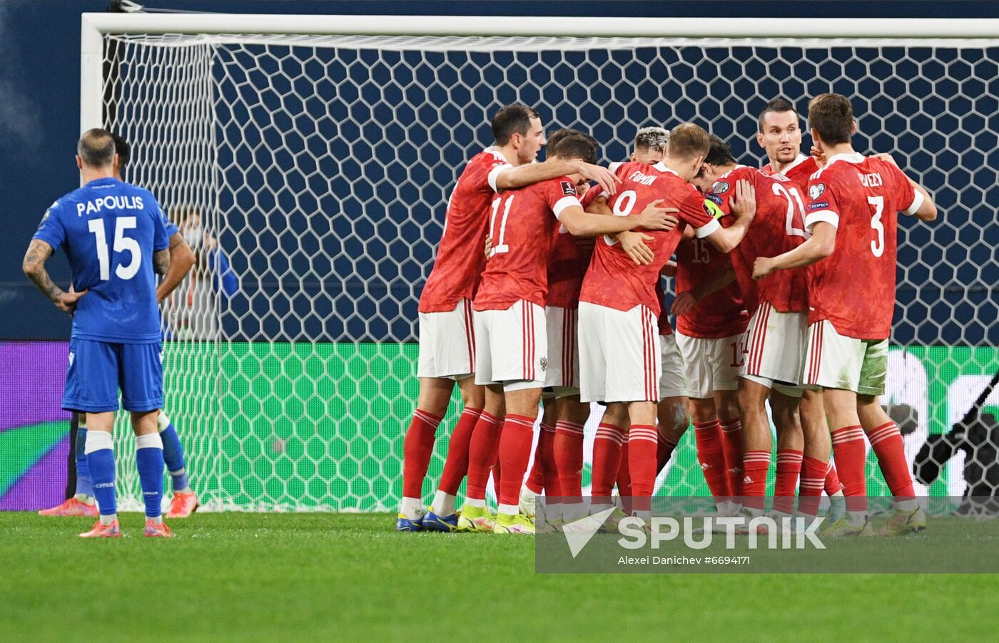 Russia Soccer 2022 World Cup Qualifiers Russia - Cyprus