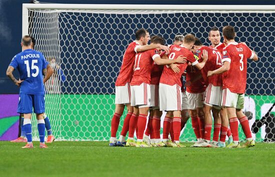 Russia Soccer 2022 World Cup Qualifiers Russia - Cyprus