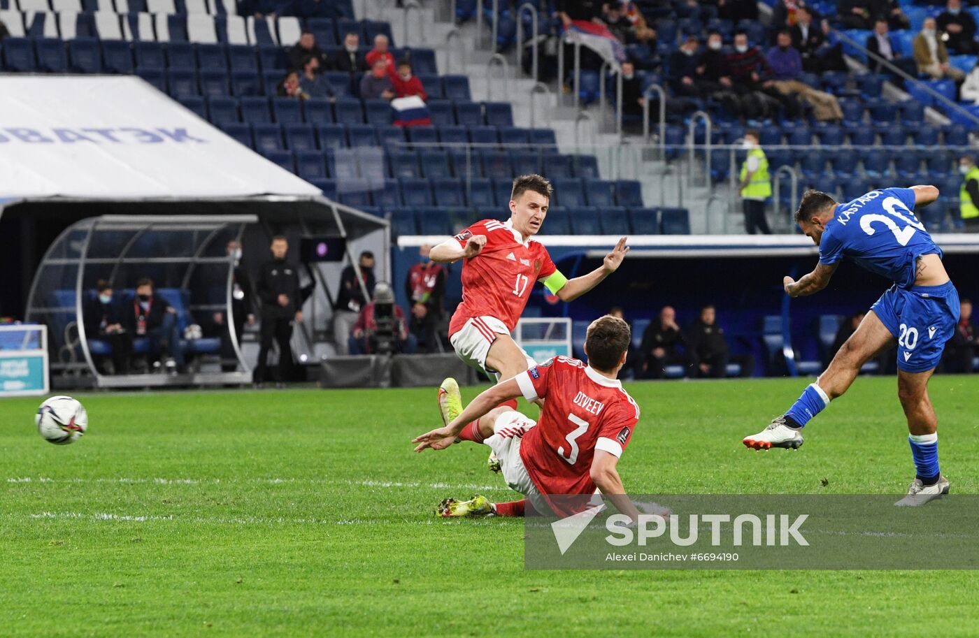 Russia Soccer 2022 World Cup Qualifiers Russia - Cyprus