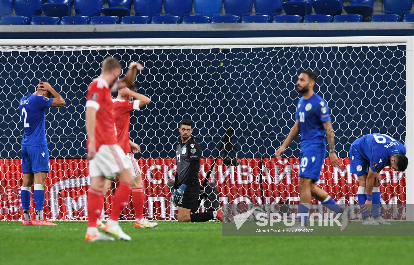 Russia Soccer 2022 World Cup Qualifiers Russia - Cyprus