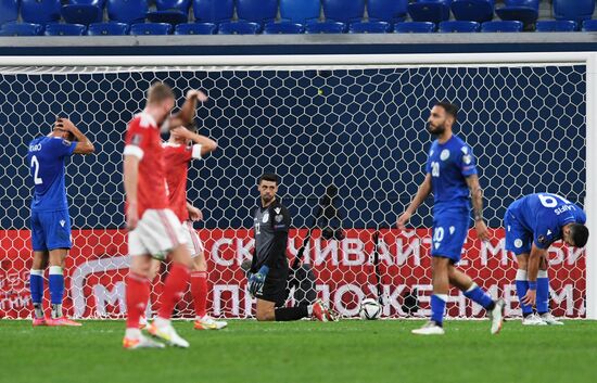 Russia Soccer 2022 World Cup Qualifiers Russia - Cyprus