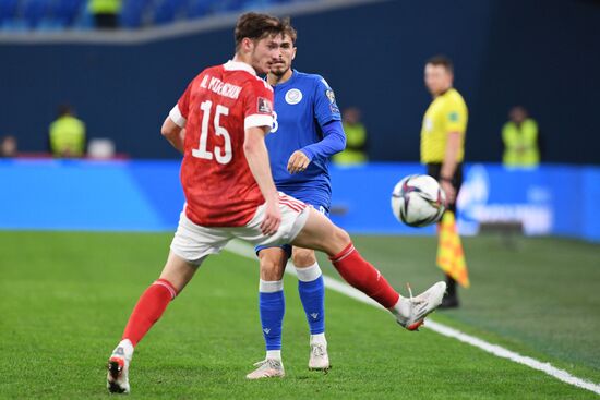 Russia Soccer 2022 World Cup Qualifiers Russia - Cyprus