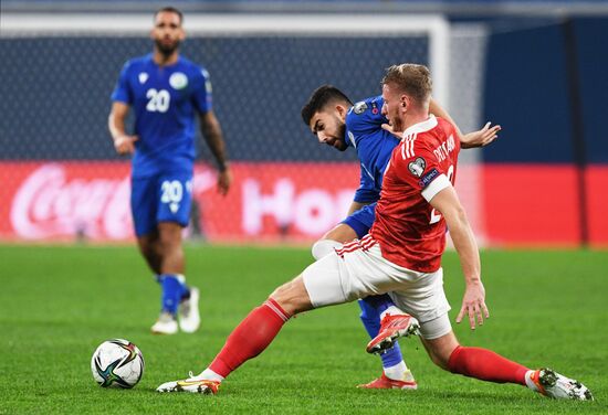 Russia Soccer 2022 World Cup Qualifiers Russia - Cyprus