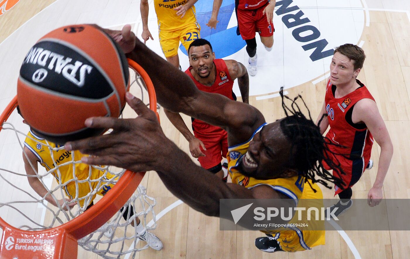 Russia Basketball Euroleague CSKA - Maccabi