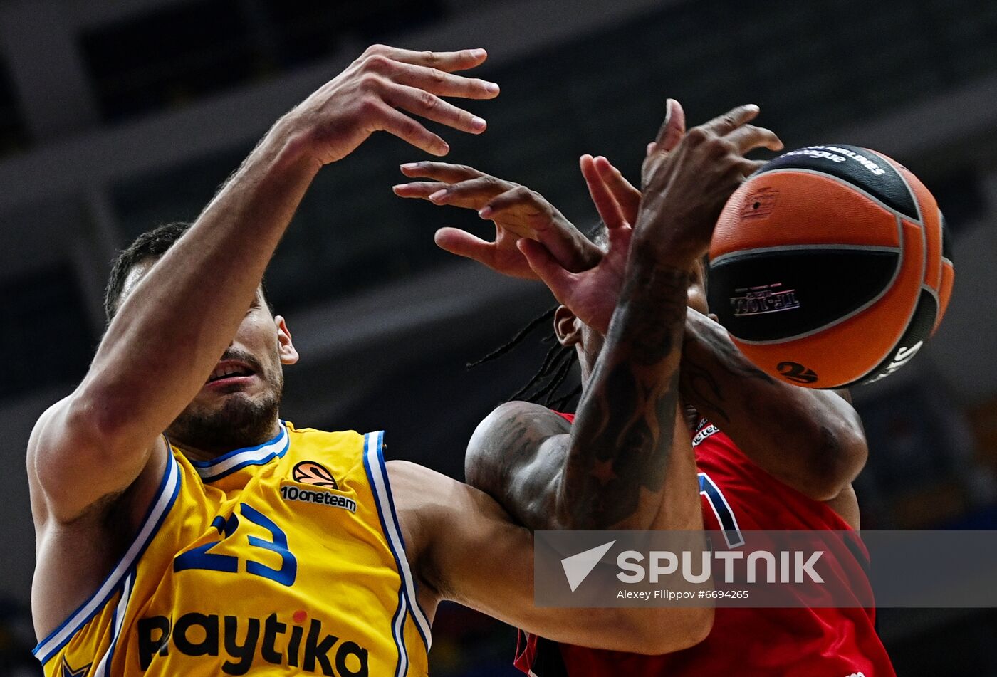 Russia Basketball Euroleague CSKA - Maccabi
