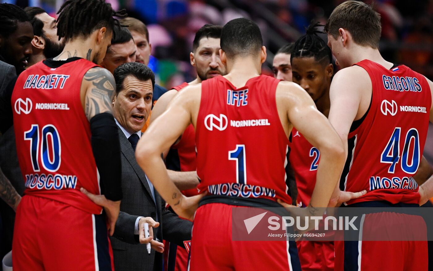 Russia Basketball Euroleague CSKA - Maccabi