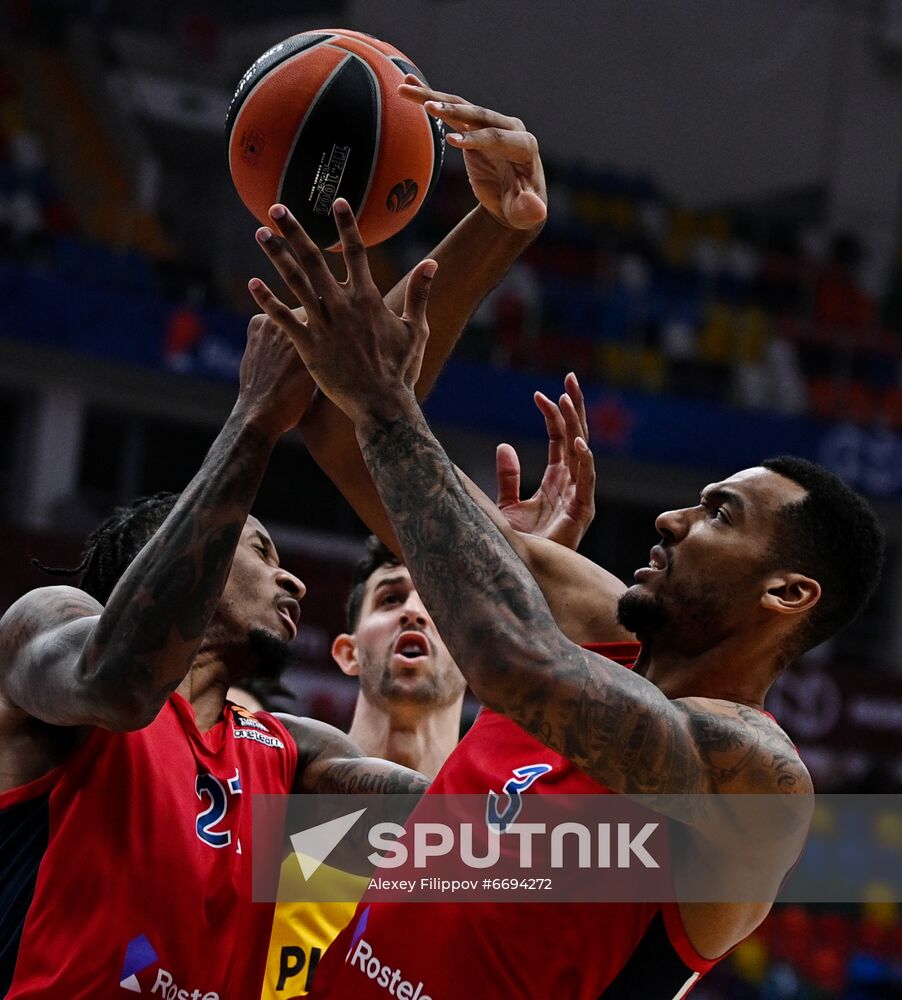 Russia Basketball Euroleague CSKA - Maccabi