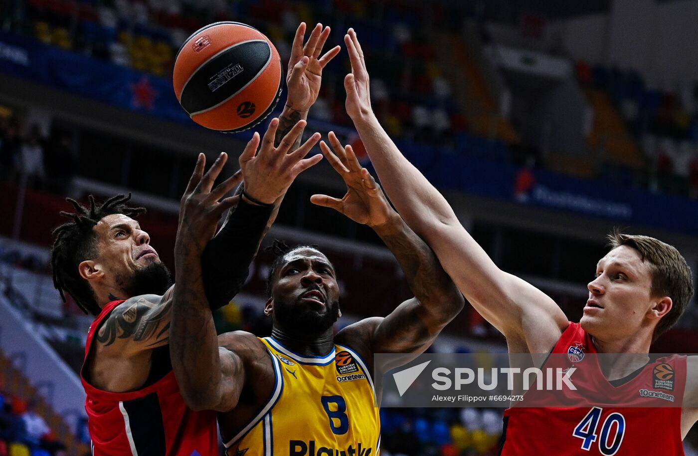 Russia Basketball Euroleague CSKA - Maccabi