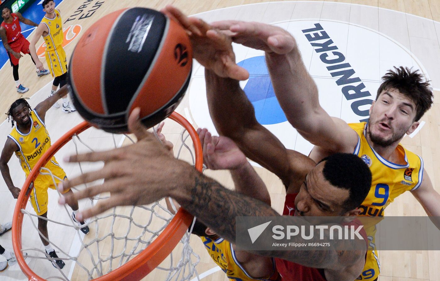 Russia Basketball Euroleague CSKA - Maccabi