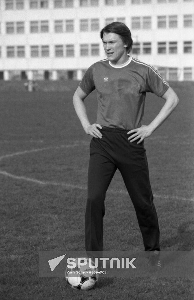 Footballer Oleg Blokhin