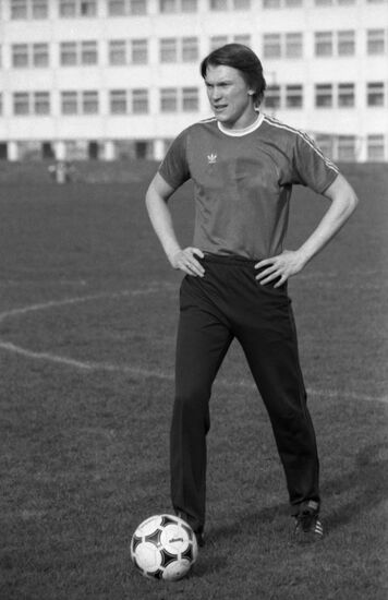 Footballer Oleg Blokhin