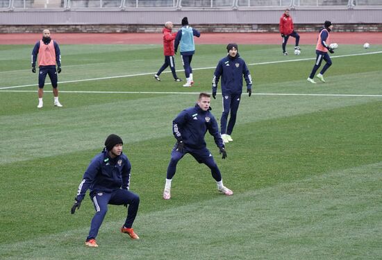 Russia Soccer 2022 World Cup Qualifiers Russia Training