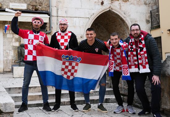 Croatia Soccer 2022 World Cup Qualifiers Croatia - Russia