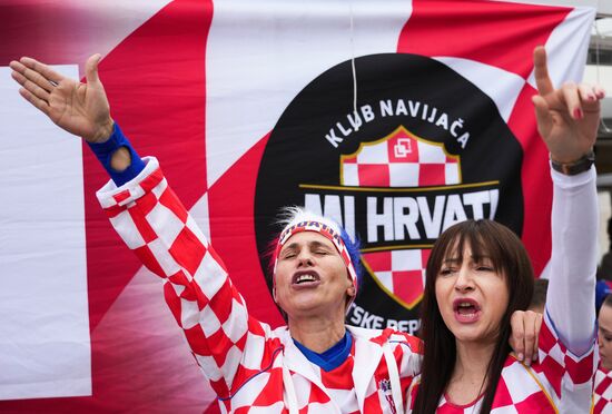 Croatia Soccer 2022 World Cup Qualifiers Croatia - Russia