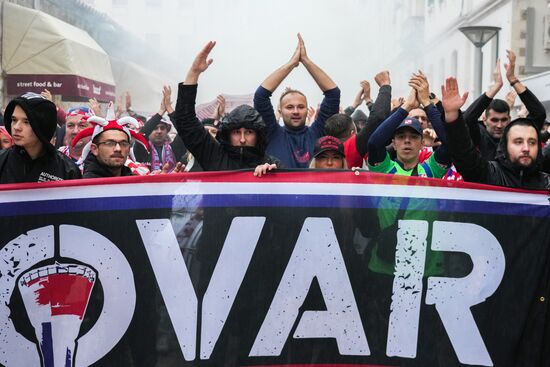 Croatia Soccer 2022 World Cup Qualifiers Croatia - Russia