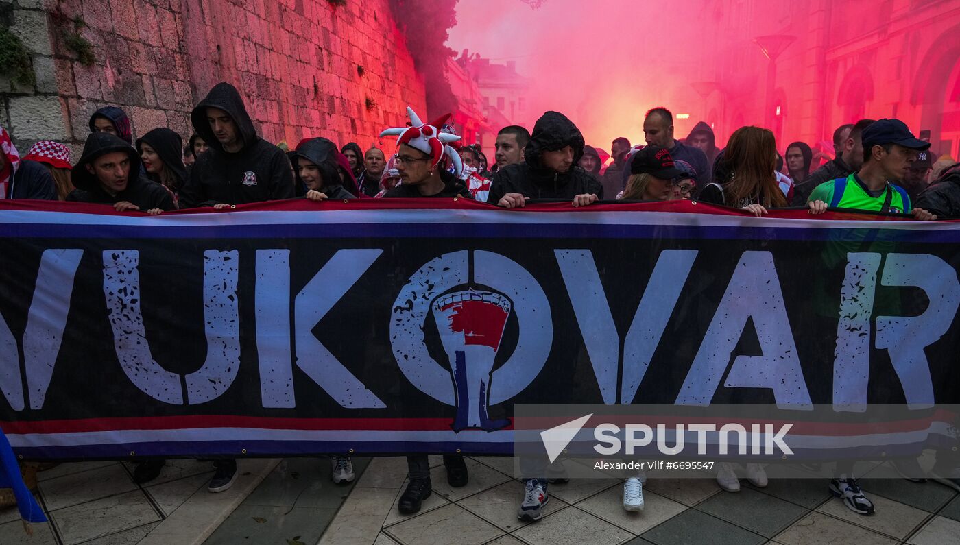 Croatia Soccer 2022 World Cup Qualifiers Croatia - Russia