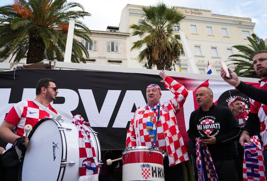 Croatia Soccer 2022 World Cup Qualifiers Croatia - Russia